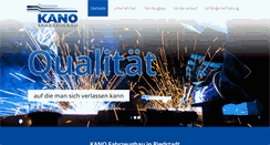 Desktop Screenshot of kano-fahrzeugbau.de