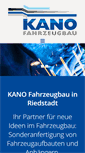 Mobile Screenshot of kano-fahrzeugbau.de